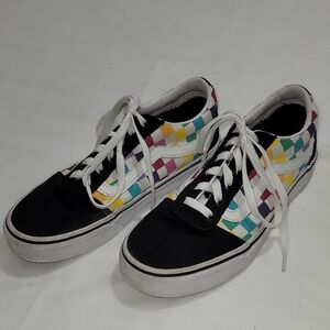 Vans Multicolor Checkered Athletic Shoes